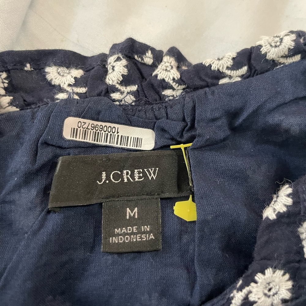 J. Crew Black Maxi Dress with White Floral Motif - Picture 10 of 16